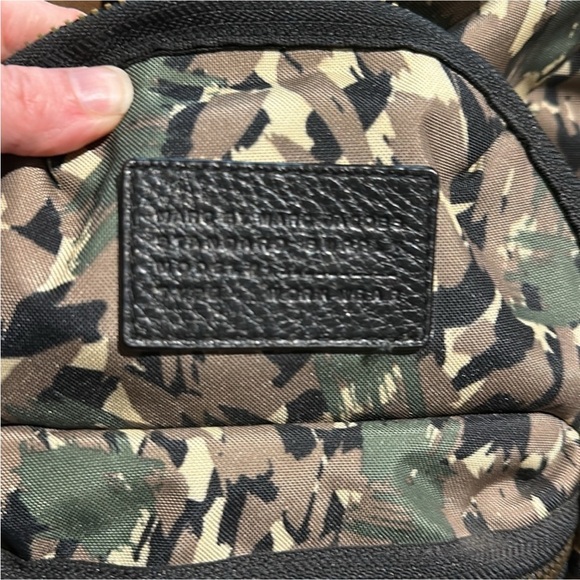 Marc Jacobs Green and Brown Camouflage Backpack Multi-Host Pick - Picture 14 of 16
